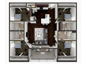 D1 Floor plan layout