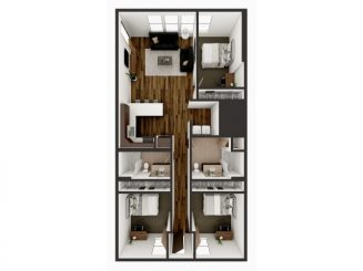 C1 Floor plan layout