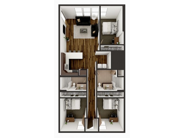 C1 Floor plan layout