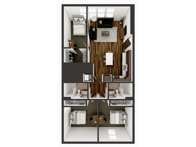 C2 Floor plan layout