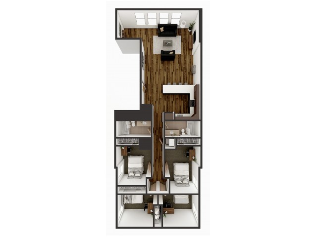 D1 Floor plan layout