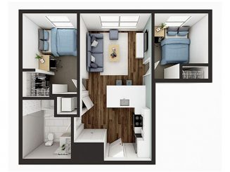 B2 Floor plan layout