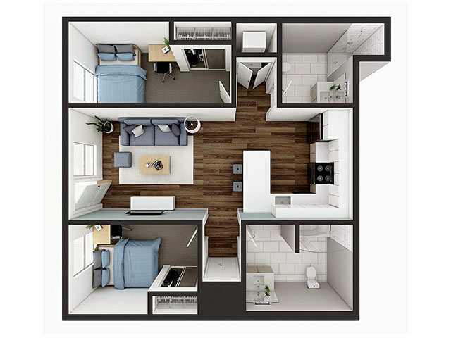 B5 Floor plan layout