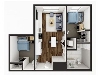 B1 Floor plan layout