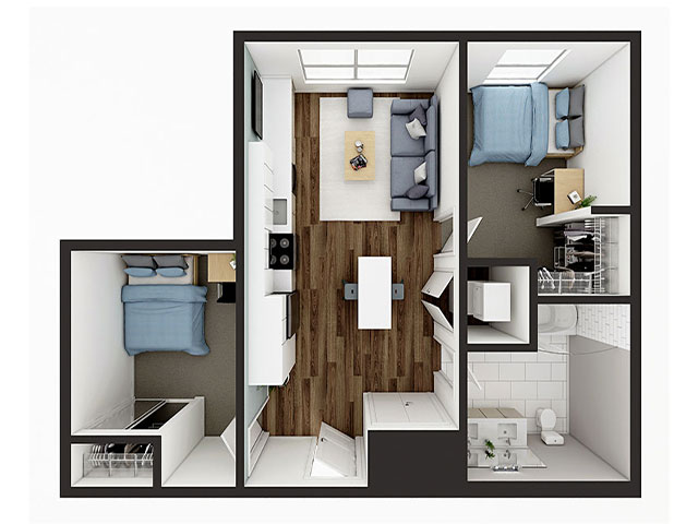 B1 Floor plan layout