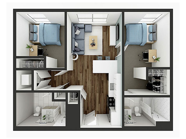 B3 Floor plan layout