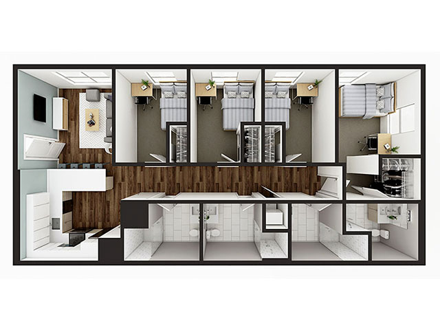 D1 Floor plan layout