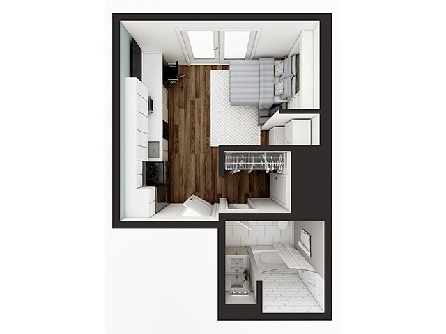 M2 Murphy Floor plan layout