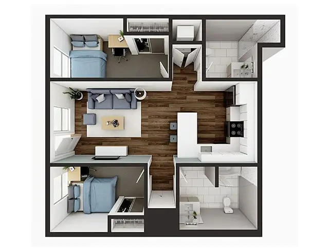B4 floor plan