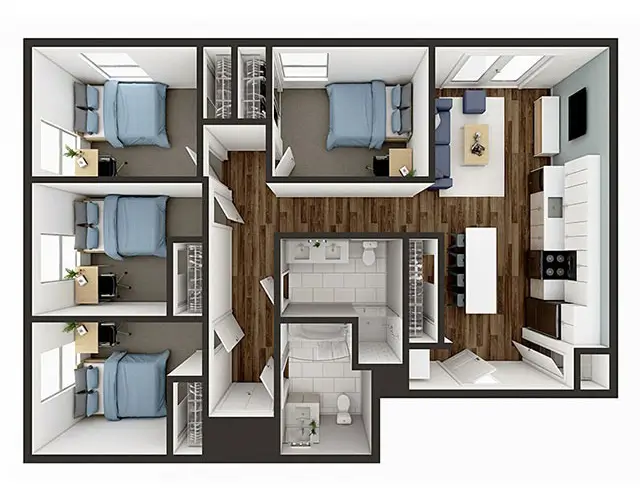 D1 floor plan