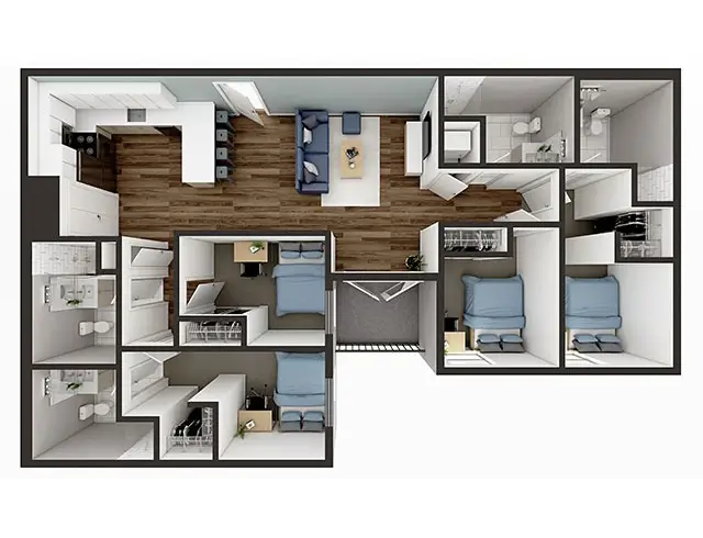 D3 Balcony floor plan