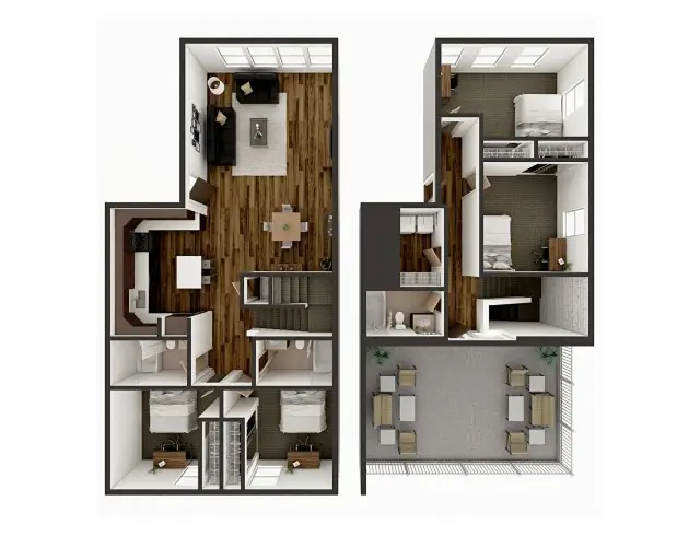 D3 Townhome floor plan