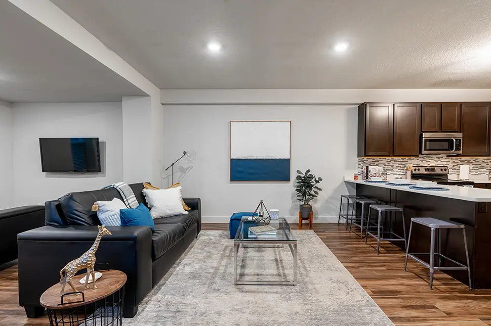 furnished living space